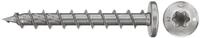 fischer Spanplattenschraube PowerFast II PTF 6,0 x 40 A2 100, Halbrundkopf,