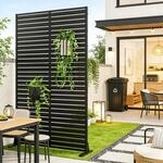 casa.pro Trennwand Nodepp Raumteiler 180 x 90 cm Sichtschutz Outdoor Indoor