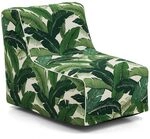 Aufblasbarer Sessel mit Fu&szlig;pumpe, Luftsofa f&uuml;r Garten, Balkon & Terrasse 