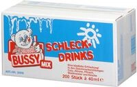Bussy Mix Schleck Drinks, Fr&uuml;chtemischungen, 200er Pack (200 x 40 ml) 