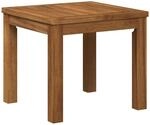 vidaXL Couchtisch Natur 40 x 40,5 x 36 cm Massivholz Akazie
