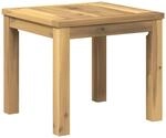 vidaXL Couchtisch Wei&szlig; 40 x 40,5 x 36 cm Massivholz Akazie