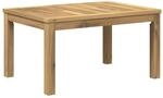 vidaXL Couchtisch Wei&szlig; 50 x 68,5 x 36 cm Massivholz Akazie