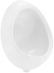 ECD Germany Urinal Wei&szlig; Zulauf von hinten, Hochwertige Keramik Pinkelbecken,