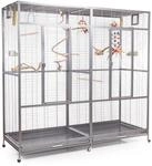 Montana Cages | Premium Vogelk&auml;fig New Sydney II Vogelvoliere XXL f&uuml;r...