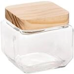 FIVE Vorratsglas aus quadratischem Glas, 0,85 l, 11 x 11 x 10,6 cm