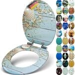 SANFINO&reg; Premium WC Sitz mit Absenkautomatik &ndash; hochwertige Toilettendeckel...