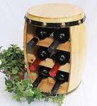 DanDiBo Weinregal Holz Weinfass Fass 42 cm Nr.1511 Flaschenst&auml;nder Regal...