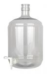 G&auml;rflasche PET 12 Liter mit Hahn 5/16-7/16