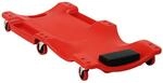 DURHAND KFZ Rollbrett Montagerollbrett 6 Rollen 120 kg Rot | Werkstattliege,...