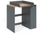 Vicco Waschmaschinenschrank Viktor, Anthrazit/Eiche, 93.6 x 88.2 cm | 2 Teile...