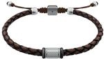 Fossil Machine Herren Braunes Lederarmband, JF05009998