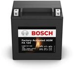Bosch FA124 - AGM-Motorradbatterie - 12V 230A 14Ah - Geeignet f&uuml;r Motorr&auml;der,