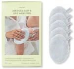 Waschies Babys & Kinder Waschpads 5er-Set Pastellblau, hypoallergen | Eignung bei