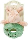 CLASSIC PIGLET RING RATTLE | Sanfter Rasselton, weiche Pl&uuml;schstoffe, leicht zu