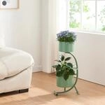[en.casa] Blumenst&auml;nder Almelo Blumentopfst&auml;nder in Halbmondform...