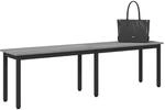 vidaXL Bank Graues Sonoma 160 x 35 x 45 cm Holzwerkstoff
