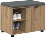 vidaXL Flurbank Artisan-Eiche 60 x 38 x 46 cm | Schlichte, minimalistische Form...