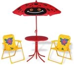 Spielwerk Kindersitzgruppe Garten mit Sonnenschirm h&ouml;henverstellbar 2X | mit