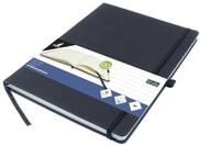 Kangaro Notizbuch A4 schwarz liniert PU HC 96 blatt 80 Gramm