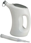 Pressol 0656240 Messbecher mit Deckel-FLA-PE, 5 l-wei&szlig;-transparent-0656240 