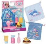 BABY Born Badespa&szlig;-Set mit Click & Play f&uuml;r 36 und 43 cm Puppen | Ente, Zahnb&uuml;rste