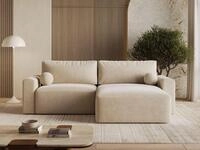 GRAINGOLD Aurora L Ecksofa modern mit Bettfunktion, 259x145 cm, L-Form Sofa,