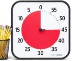 TIME TIMER ORIGINAL Large 30x30cm - 60 Minute Visueller Analog-Timer Uhr - Optionaler