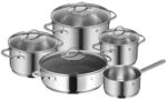 WMF Provence Plus Topfset Induktion 5-teilig, Kochtopf Set unbeschichtet mit