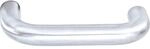 Dr&uuml;ckerlochteil PREMIUM 8100 - ohne Rosette, FS, 23,5 mm, silber eloxiert 