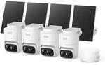 eufyCam C37 4-Kamera-Set, &Uuml;berwachungskamera Au&szlig;en, Farbnachtsicht, Solar |...
