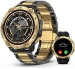 KOSPET Tank T4 Special Edition Robuste Smartwatch Herren|Dualband-GPS | 2 Armb&auml;nder,