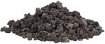 vidaXL Lavagranulat 25 kg Schwarz 1-2 cm