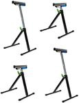 TRUTZHOLM Rollenbock Rollbock 4er-Set, 67&ndash;109 cm, je 90 kg, klappbar, Stahl |...