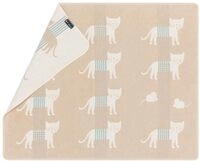 David Fussenegger Kinderdecke Juwel 'Katzen' 70 x 90 cm Natur