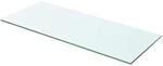 vidaXL Regalboden Glas Transparent 60x20 cm