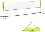 SPORTNOW Badmintonnetz Set Faltbares Volleyballnetz, 103/120/155H cm