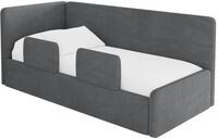 ALTDECOR Jugendbett ohne Matratze - NORY 100x200 Dunkelgrau | Kinderbett...