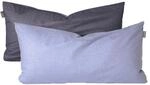 SCHIESSER Kissenh&uuml;lle 40x80 cm | 100% Baumwolle | Blau | 2er Set | Zweifarbig 