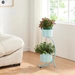 [en.casa] Blumenst&auml;nder Almelo Blumentopfst&auml;nder in Halbmondform...