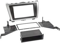 1-DIN Radioblende mit Ablagefach Mazda 6, schwarz-silber