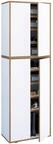 VCM Holz-Schuhschrank, Ma&szlig;e: B. 60 x H. 183 x T. 33 cm, Allzweckschrank, 9...