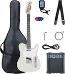 McGrey Rockit TL-Style Komplettset E-Gitarre (8-teiliges Anf&auml;ngerset mit...