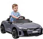 HOMCOM Kinder Elektroauto Audi RS E-tron GT 12V Kinderauto 2 Motor Grau | 2,4...