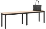 vidaXL Bank Natur 160 x 35 x 45 cm Massives Kiefernholz