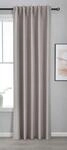 Gardinenbox Premium Verdunkelungsvorhang HxB 245x140 cm Taupe &raquo;Boston Dark&laquo; 100%