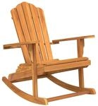 vidaXL Adirondack Schaukelstuhl, Schaukelsessel f&uuml;r Garten Terrasse Balkon,