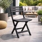 Mojawo Bequemer Klappstuhl, Campingsessel f&uuml;r Terrasse, Garten, Balkon Camping