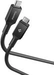 Spigen Essential 100W USB C Kabel, USB C auf USB C Kabel, Schwarz/2M | PD 3.0