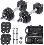 SPORTINATOR&reg; "Machine" Hantel Set mit Koffer &ndash; Kurzhantel oder 2-in-1...